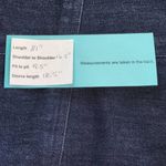 Cato Dark Wash Denim Jacket Size Large 3/4 Sleeve Denim Blazer Photo 9