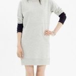 Madewell Oversize Jumpstart Sweater Sleeve Dress Knit Gray & Navy Photo 0