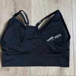 PINK - Victoria's Secret PINK VS Black Seamless Lightly Lined Sports Bra Size M Photo 4