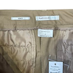 Van Heusen  Studio Pants Size 10 Short Slim Fit Tan‎ Womens Stretch Blend 34X27 Photo 3