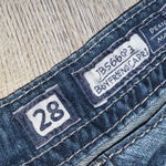 Miss Me  boyfriend capri cropped Women's Blue Jeans Photo 4