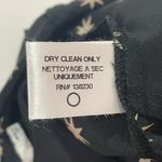 Pam & Gela Long Sleeve Silk Romper - Black & Cream - 0 Photo 11