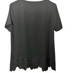 Grace the Perfect Fit Womens Short Sleeve Professional Office Black Blouse Sz S Photo 9