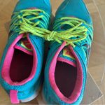 Nike women’s Flex Trail 2 sneakers size 9 turquoise and pink Photo 5