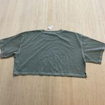 Aeropostale  Nashville Tennessee Crop Boyfriend Tee Khaki Green Tee New Medium Photo 2