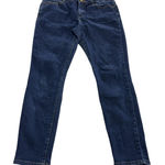 Michael Kors Skinny Jeans Womens 8 Blue Dark Wash Stretch Denim Classic Style Photo 0