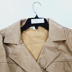 superdown Chantel Leather Romper in Nude Small Photo 10