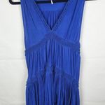 Free People dress or top blue medium tiered m Photo 9