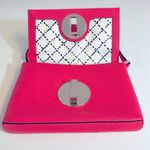 Kate Spade Hot Pink Peony Newbury Lane Sally Crossbody Leather Bag Photo 5