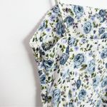 Mable Sumira Bottom Flare Floral Sleeveless Mini Dress size medium Blue Photo 7