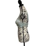 Victoria's Secret Victoria’s Secret Dream Angels Rhinestone Embellished Lined Demi Bra 32DD Blue Photo 3