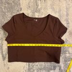 Aerie  Brown Offline Crop Top Photo 3