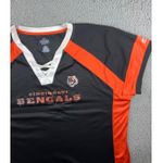 Majestic NFL Cincinnati Bengals Draft Me V Neck Shirt Women 2X Short Sleeve Photo 7