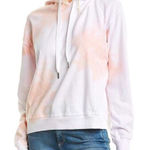 Michael Stars  Y2K sweatshirt Miley Hoodie pink tie dye Size Large Photo 0