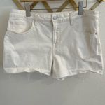 frame denim Frame Le Grand Garçon Short Frayed Denim White 31 Photo 3