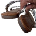 blowfish NWOT  Malibu Braided Zelie
Sandals White Silver Size 8.5 Photo 3