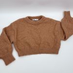 ZARA Women's Brown Crew Neck Sweater Photo 5