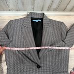 Antonio Melani Stripe Houndstooth One Button Blazer Shoulder Pads Photo 5