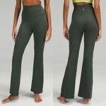 Lululemon Women’s Groove Super-High-Rise Flared Pant Nulu in Smoked Spruce 8 Photo 1