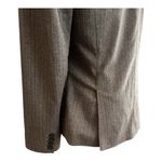 Banana Republic  Factory Taupe Brown  Suit‎  | Blazer & Skirt Size 8 Petite Photo 4