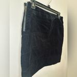 Kenar Vintage Black Zig Zag Courderoy Skirt Size 2 Photo 7