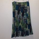 JM Collection  nylon lace lined maxi skirt Photo 5