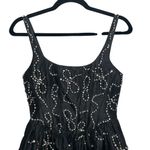 Love Shack Fancy NEW NWT  Brookhaven Bow Embellished Mini Dress In Black Photo 4