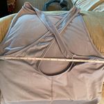 Icy Zone cross cross grayish lavender small top Photo 4
