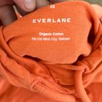 Everlane  retro jersey orange hoodie pullover sweatshirt Photo 3