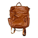 Backpack Purse Convertible Travel College Shoulder Bag Brown Animal Print Strap Photo 1