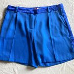 NEW Pinko Up junior ladies XXL side stripe satin pleated walking shorts NWD 29" Blue Size undefined Photo 0