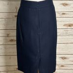 J.Crew  classic corpcore office siren navy blue The Pencil Skirt Size 10 Photo 4