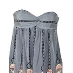 Anthropologie  Corey Lynn Calter Vintage Strapless Silk Dress Size 10 Photo 4