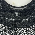 International concepts White House Black Market halter Sleeves top with black beaded neckline Sz XS Photo 2