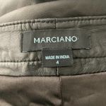 Marciano  Guess Lamb Leather Low Rise Pants 4 Black Lined Skinny Pockets Soft Photo 4