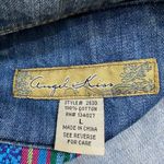 Customized Embroidered Patch Peacock Denim Jean Jacket Size M Photo 15