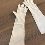 Vintage hansen stretch white mid length gloves Photo 2