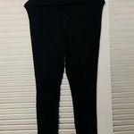 Hue  SM Black cotton stretch zipper ankle leggings Photo 1