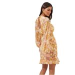 ASTR  the label smocked ruched floral Small Photo 7