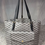 Michael Kors Grey Tote Bag with MK Logo Women's Casual Handbag Photo 0