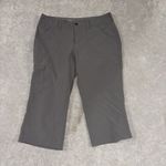 The North Face Pants Womens Sz 10 Gray Hiking Camping Cargo Cropped Capri Photo 1