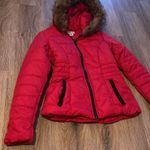 Celebrity Pink Hooded Puffer Coat Size XS Photo 5