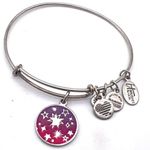 ALEX AND ANI Alex And‎ Ani 2019 Women's Cosmic Star It Brush Charm Expandable Bangle Bracelet Photo 2