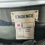 L'Agence L’ AGENCE Margot High Rise Camo with Gold Stripe Skinny Jeans Size 28 Photo 5