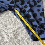 Catherine Malandrino  2 piece set Sports bra & biker shorts Navy Cheetah Medium Photo 7