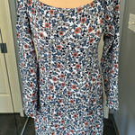 O'Neill O’Neill Floral Square Neck Long Sleeve Dress Beach Cottagecore Photo 0