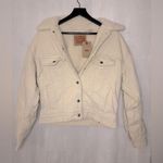 Levi's  Sherpa lined jacket XS cream NWT womens Corduroy - pockets trucker jacket Photo 0