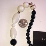 The Limited  Black and White Beaded Boho Necklace Photo 4