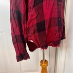 Cloth & Stone  Flannel Raw Hem Photo 3