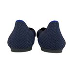 Rothy's Rothy’s The Flat Women’s 9 Navy Metallic Herringbone Knit Ballet Flats Photo 2